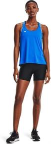 img 2 attached to 🔥 Enhance Your Performance with Under Armour Women's HeatGear Armour Mid Rise Middy