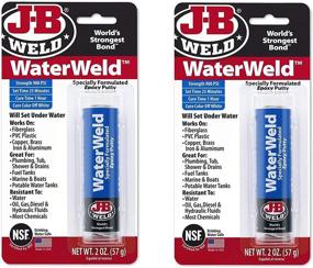 img 1 attached to 🔧 J-B Weld 8277 WaterWeld Epoxy Putty Stick: Versatile 2 Oz. Repair Solution