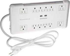 img 1 attached to Многофункциональный защитный распределитель Monoprice Outlet Surge Protector Charger Power Strips & Surge Protectors