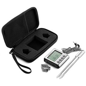 img 2 attached to 📦 Protective Case for ThermoPro TP17 Dual Probe Digital Cooking Meat Thermometer: Securely Store and Transport Your Thermometer with Clip Holder (Case Only)