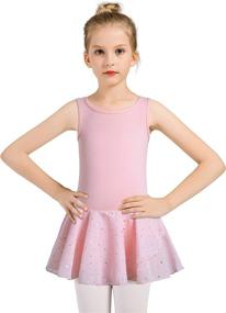 img 3 attached to DYUAI Hollow Ballet Leotard Glitter Sports & Fitness