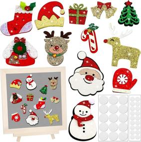img 4 attached to Christmas Decorations Pattern Accessories Adhesive