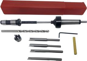 img 2 attached to 🖋️ Enhance Your Pen Turning Experience with MAXWOOD #2 Morse Taper (2MT MT2) Pen Turning Mandrel and Deluxe Barrel Trimmer Kit