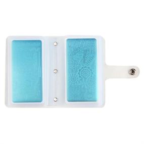 img 2 attached to 💅 JaneDream 20-Slot Nail Art Stamp Plate Stamping Plates Holder Storage Bag Case - Organizer for Stamps