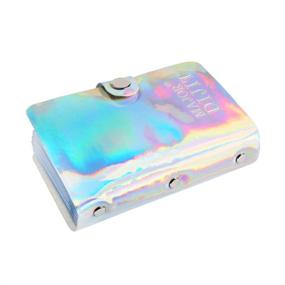 img 3 attached to 💅 JaneDream 20-Slot Nail Art Stamp Plate Stamping Plates Holder Storage Bag Case - Organizer for Stamps