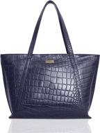 👜 стильная кожаная сумка-тотушка для женщин с застежкой на молнии или магните - просторная плечевая сумка с множеством карманов - шикарная сумка с верхней ручкой. логотип