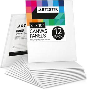 img 4 attached to Blank Canvas Stretched Painting Canvases