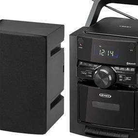 img 1 attached to Усилите свой музыкальный опыт с Jensen CD785 Bluetooth музыкальной системой CD-кассеты AM/FM в элегантном черном цвете.