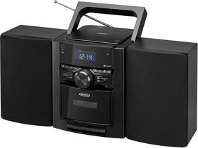 img 4 attached to Усилите свой музыкальный опыт с Jensen CD785 Bluetooth музыкальной системой CD-кассеты AM/FM в элегантном черном цвете.