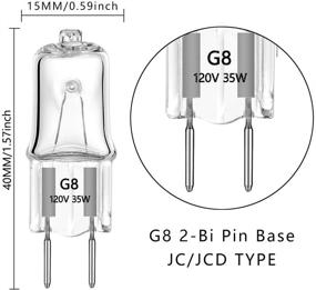 img 3 attached to 🍳 GE Microwave Oven Halogen Light Bulb - GE Samsung Elite Maytag Over The Stove Range Microwave Light Bulb - GE Microwave Stove Light Bulb Replaces WB25X10019, 35W - Kitchen Night Light