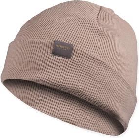 img 4 attached to 🧢 Stylish and Functional MERIWOOL Kids Beanie: Merino Ribbed Boys' Hat and Cap Accessories