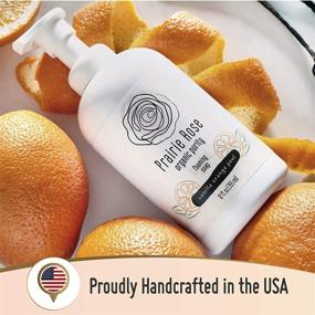 img 1 attached to 🍊 Vanilla Orange Peel Foaming Soap: Organic, Vegan Hand Soap & Body Foam Cleanser - Handcrafted in the USA