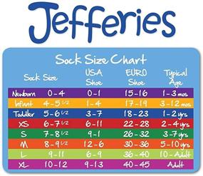 img 1 attached to 🦄 Jefferies Socks Girls' Unicorn Rainbow Stripe Ruffle Knee-High Socks (2 Pack)