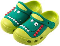 🦕 jackshibo toddler sandals with cartoon dinosaur design for boys' shoes logo