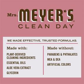 img 1 attached to 🌿 Mrs. Meyer's Clean Day Dishwashing Liquid Dish Soap, Rosemary Scent, Cruelty-Free Formula - 16 oz Bottle: Effective Cleaning Power and Eco-Friendly