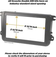 📻 scosche ta2079b double din stereo dash kit for toyota 4runner 2003-2009 logo