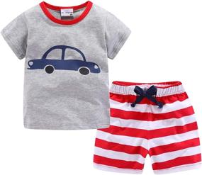 img 4 attached to 👕 Holiday Boys' Mud Kingdom Toddler Clothing Set - Clothing Sets for Better SEO