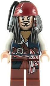 img 1 attached to Lego Pirates Caribbean Captain Minifigure
