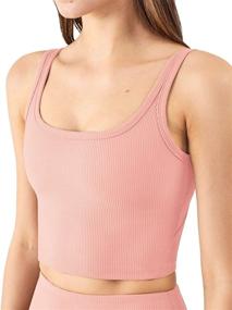 img 4 attached to KIKIWING Womens Seamless Workout Fitness Women's Clothing and Lingerie, Sleep & Lounge