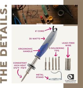 img 3 attached to 🔥 Chandler Tool Soldering Kit: Professional Soldering Iron Set