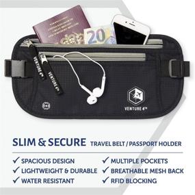 img 3 attached to VENTURE 4TH RFID Money Travel Travel Accessories in Travel Wallets