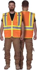 img 3 attached to Enhance Visibility 👷 with Reflective High-Visibility Safety Vests