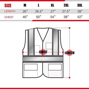 img 1 attached to Enhance Visibility 👷 with Reflective High-Visibility Safety Vests