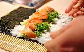 img 1 attached to 🍣 BambooImportsMN Sushi Hangiri: Essential Making Accessory for Authentic Japanese Cuisine