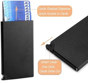 img 2 attached to Dinghao Blocking Aluminum Wallet Automatic Men's Accessories and Wallets, Card Cases & Money Organizers