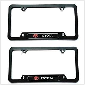 img 1 attached to Stainless License Frames Holder Toyota