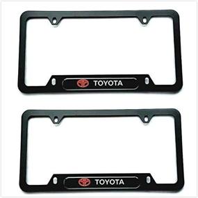 img 3 attached to Stainless License Frames Holder Toyota