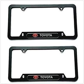 img 4 attached to Stainless License Frames Holder Toyota