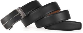 img 2 attached to CLUBBELTS Genuine Leather Adjustable Automatic Men's Accessories for Belts