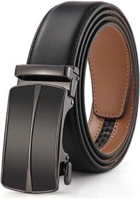 img 4 attached to CLUBBELTS Genuine Leather Adjustable Automatic Men's Accessories for Belts