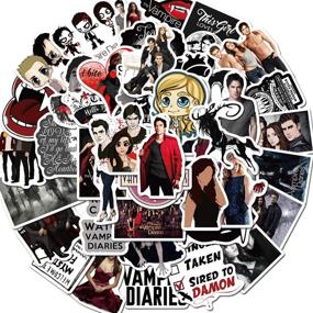 img 1 attached to 50PCS The Vampire Diaries Sticker For Water Bottle Skateboard Luggage Trolley Laptop Doodle Cool Sticker (The Vampire Diaries)