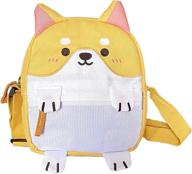 cute kawaii dog messenger bag - shiba inu crossbody purse for kids, junior, and teen girls – fashionable and functional logo