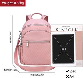 img 3 attached to 👜 Versatile and Stylish Backpack Purse: Waterproof Convertible Women's Handbags & Wallets for Fashion Forward Women