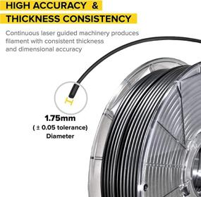 img 2 attached to 🖨️ Черный принтерный филамент 1.75мм 800г