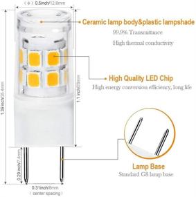 img 1 attached to 💡 110V 120V Daylight Equivalent Microwave Replacement: Easy and Effective Solution