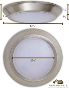 img 1 attached to Ultra-Thin Dimmable Industrial Electrical Ceiling Lighting - A Must-Have!