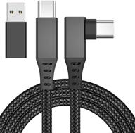 🔌 16ft/5m oculus quest link cable - compatible with oculus quest 2/quest 1 link vr headset, usb 3.0 type c to c high-speed data transfer charging cord - for oculus vr headset and gaming pc logo