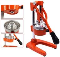 🍊 stainless steel manual citrus orange juice press: commercial and kitchen lemon juicer, heavy duty fruit squeezer for orange juicing logo