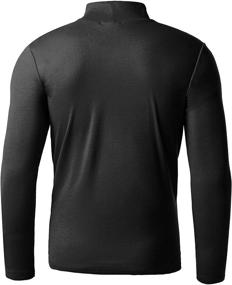 img 2 attached to 👕 Men's Knitted Sweatshirts - Derminpro Turtleneck T-Shirts for T-Shirts & Tanks