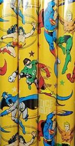 img 2 attached to 🦸 Superhero-Themed Justice League Gift Wrapping Paper (20 sq ft) - 1 Roll!