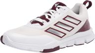 👟 adidas men's trainer silver metallic maroon shoes: athletic footwear логотип