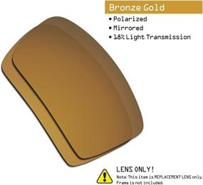 img 3 attached to 🕶️ Crisp Clarity and Enhanced Style: SmartVLT Bronze Replacement Lenses for Men's Sunglasses and Eyewear Accessories