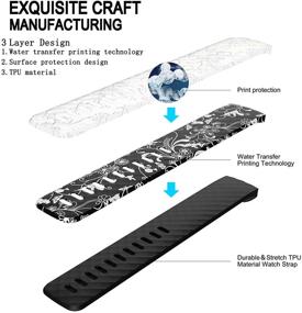img 1 attached to Compatible Fadeless Replacement Accessories Wristbands Wellness & Relaxation
