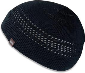 img 1 attached to 🧢 SnugZero - 100% Cotton Lattice-Knit Skull Cap Beanie Kufi - Stylish Solid Color and Cool Design for Everyday Wear with Improved SEO