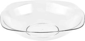 img 2 attached to Plastic Bowl Clear Retro Pack
