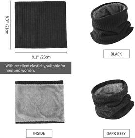 img 3 attached to 🧣 Men's Winter Scarf Gaiter for Neck Warmth - Essential Accessory in Scarves